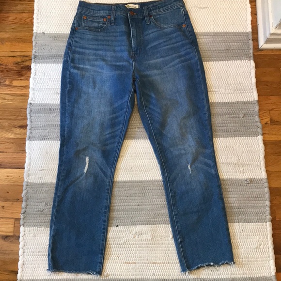SOLD| MADEWELL “the high rise slim crop boyjean” - Picture 4 of 9